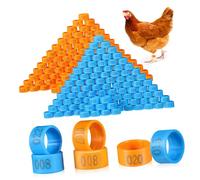 BESPORTBLE Chicken Coop Leg Bands Poultry Leg Rings 100pcs Numbered for Easy Identification
