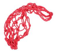 BESPORTBLE Chicken Vegetable Hanging Feeder Bag for Poultry with Red Polyester Mesh, Stimulates Foraging Instinct, Suitable for Feeding Chickens in Coop or Garden
