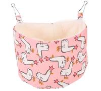 BESPORTBLE Chinchilla Hanging Hammock Bed for Small Animals Soft Nest for Hamster Guinea Pig and -saving Design Cozy Sleeping Environment Goose