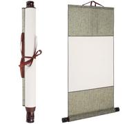 BESPORTBLE Chinese Calligraphy Blank Scroll Art for Writing Traditional Paper Scroll Sturdy Decorative