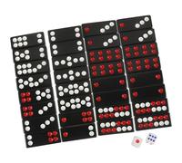 BESPORTBLE Chinese Domino Game Set Portable PaiGow Tiles Board Game for Family Kit for Parties and Gatherings