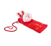 BESPORTBLE Chinese Style Embroidered Red Envelope Crossbody Bag for Chinese Year Money Pouch Cross Body Design with Bright Color for Lucky Money and Festive Celebrations