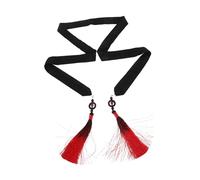 BESPORTBLE Chinese Style Hair Rope with Gradient Tassel Versatile Gender Neutral Headband for Hanfu Cosplay Soft Comfortable Forehead Accessory for Men and Women