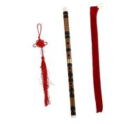 BESPORTBLE Chinese Traditional Bamboo Flute Key Musical Instrument for Beginners Adults with Smooth Surface and Portable Design Suitable for Early Education and Practice