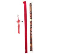 BESPORTBLE Chinese Traditional Instrument Producing Accurate Tones and Beautiful Natural Sounds E Tone Bamboo Flute Retro Style Sturdy Copper and Bamboo Material for Beginner Suitable