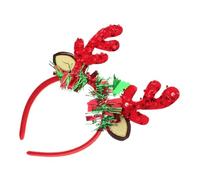 BESPORTBLE Christmas Antler Headband Cute Novelty Hair Accessory for Festive Parties for Cosplay and Photo Props for Women and Celebrating The Holiday Season