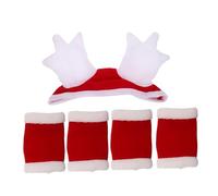 BESPORTBLE Christmas Horse Costume with Hat and Leg Guards Lightweight Breathable Design Festive Parade Outfit for Holiday Celebrations and Xmas Parades