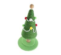 BESPORTBLE Christmas Tree Cat Scratcher Tall Vertical Pet Scratching Post with Natural Sisal for Indoor Cats Festive Holiday Design Activity and Natural Clawing Instincts