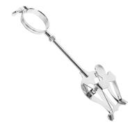 BESPORTBLE Clarinet Music Stand Portable Music Score Holder for Wind Instrument Note Clip Silver for Travel and Practice