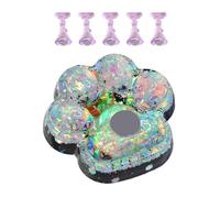 BESPORTBLE Claw Design Nail Display Stand for Manicure Accessories Lightweight Polyester Resin Nail Tip Holder for Practicing and Fashion Shows