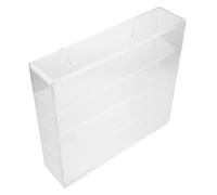 BESPORTBLE Clear Makeup Storage Organizer with Removable Dividers Compact and Portable Cosmetic Holder for Lipsticks Skincare Perfume Sturdy Material Beauty Product Organizer for Vanity and