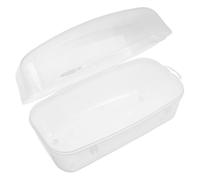 BESPORTBLE Clear Plastic Dive Mask Case with Scratch-resistant Interior Scuba Goggles Storage Box for Summer Water Sports and Eyewear Protection