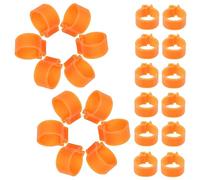 BESPORTBLE Clip Foot Rings 100 Pcs Plastic Pigeon Foot Ring Bird Accessories for Racing Pigeons Parrots