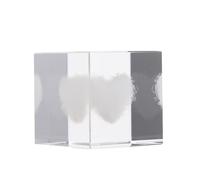 BESPORTBLE Cloud Crystal Table Ornament Crystal Cube Figurines Ornament Glass Sphere Display Globe Glass Figurines Meditation Ball Household White 3d Wedding Chart