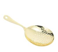 BESPORTBLE Cocktail Strainer Ice Cube Strainer 304 Stainless Steel Polished Food-Grade Sturdy Comfortable Straining Experience Separating Fruit Pulp Professional Mixologists Home Bar Use