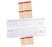 BESPORTBLE Cognitive Puzzle for Ages Educational Geometric Logic Jigsaw Advanced Thinking Training Desktop Game Smooth Lightweight for Brain and Hand Coordination