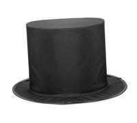 BESPORTBLE Collapsible Magician Top Hat for Adults, Black Polyester Folding Hat with Easy Storage and Portable Design, Suitable for Stage Performances and Events