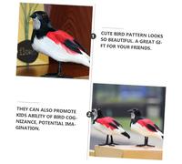 BESPORTBLE Colorful Artificial Bird Decoration for Home and Garden Simulated Butcher Bird Ornament Realistic Craft for Desktop Plants and Miniature Landscape Display