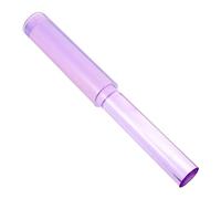 BESPORTBLE Colorful Crystal Singing Bowl Mallet Rubber Knocking Rod for Meditation and Tibetan Yoga Purple Portable Striker for Sound Healing