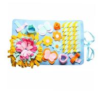 BESPORTBLE Colorful Pet Snuffle Mat Interactive Feeding Puzzle for Dogs and Cats Felt Material Promotes Natural Foraging Behavior Easy to Clean Snuffle Pad for Daily Use