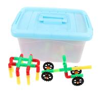 BESPORTBLE Colorful Pipe Tube Building Blocks for Educational Construction for Preschool Easy to Grip Large Stimulate Spatial Imagination and Fine Motor Skills Development