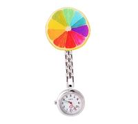 BESPORTBLE Colorful Pocket Clock with for Doctors Durable Keeper Pendant Clock for Nurses Easy to Attach Design for Professionals Reliable Timepiece for Therapists