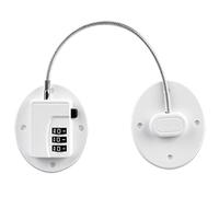 BESPORTBLE Combination Fridge Lock for Baby Proofing, Window and File Cabinet Safety Lock, Coded Password Design, Stainless Steel, Home Use