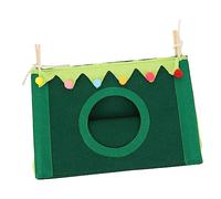 BESPORTBLE Comfortable Pet Hamster Hideout Tent Small Animal Sleeping Nest Christmas Felt Cloth for Use for Hamsters Squirrels and Small Pets