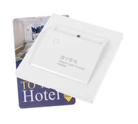 BESPORTBLE Commercial Grade Card Operated Power Switch for Hotels and Resorts Three Wire Smart Card Controlled Electricity Saver with White Minimalist Design Compatible with Various