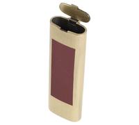 BESPORTBLE Compact Metal Match Container with Strike Plate Moisture Resistant Match Holder for Outdoor Adventures and Grilling