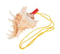 BESPORTBLE Conch Shell Whistle Aesthetic Sea Shell Decor for Producing Melodious Sound Versatile Outdoor Plaything for Camping Parties Events Safe Material Whistle