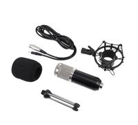 BESPORTBLE Condenser Microphone Set Wired Lightweight Chat Mic Kit for Home Office Meeting Ktv Stage Use