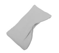 BESPORTBLE Cooling Sleep Mask with Ear Muffs Soft Blackout Eye Cover for Noise and Light Blocking Ice Silk Sleep Mask for Travel and Bright Environments in Cloud Grey