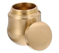 BESPORTBLE Copper Bird Training Food Jar for Parrot and Bird with Versatile Application and Interactive Feeding