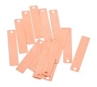 BESPORTBLE Copper Strip with Reusable Copper Material 20pcs for Saltwater Battery Science Experiment and Reliable Voltage Output, for Classroom and Educational Physics Learning Projects