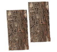 BESPORTBLE Cork Bark Panel Reptile Tank Supplies Natural Reptile Bark Reusable Terrarium Decor