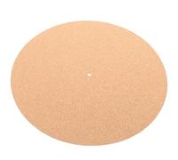 BESPORTBLE Cork Turntable Mat Prevents Record Scratch and Enhances Sound Effect Slipmat for Vinyl Record Players with Khaki Colour for Turntable Use by Friends and Family