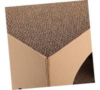 BESPORTBLE Corrugated Cardboard Cat Scratcher Nest Square Shape Cat Scratching Lounge Bed Indoor Kitten House Safe Corrugated Paper for Pet Supplies