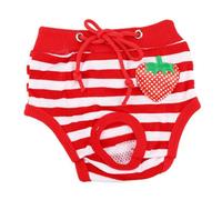 BESPORTBLE Cotton Dog Physiological Pants Comfortable Menstruation Diapers for Cats and Dogs Random Style S Moisture Absorbent Pet Sanitary Underwear Protects Furniture