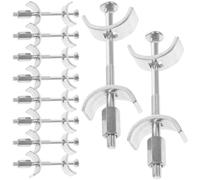 BESPORTBLE Countertop Connectors with Flexible Combinations and Versatile Compatibility Half-moon Shape 10pcs Galvanized Steel for Kitchen Worktops for Benchtop Assembly