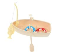 BESPORTBLE Craft Boat Ornament Floating Toy Model for Aquarium Home Decoration Unique Rustic Design Lightweight Chic Table Decor for Boat Owners Parties