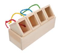 BESPORTBLE Creative Animals Food Case Durable Hamster Treats Discovering for Rabbits Guinea Pigs Pets Fun Hidden Food Puzzle Plaything for Active Exploration