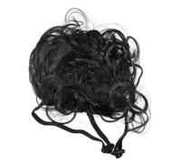 BESPORTBLE Creative Black Dog Wig Lightweight Polyester Pet Wig with Wearable Design for Festival and Cosplay Accessories