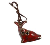 BESPORTBLE Creative Dolphin Shape Ceramic Ocarina Wind Instrument with 6 Holes, Beginner Friendly and Sturdy Design, Producing Wonderful Sound for Present Performance and Practice Random Random Color