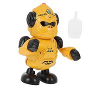 BESPORTBLE Creative Electric Robot Toy with Led Eyes Automatic Spray Function Interactive Educational Toy for Boy Girl Lightweight and Engaging Robot Plaything