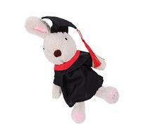 BESPORTBLE Creative Graduation Bunny Doll Decor Rabbit Design with Cap for Party Decoration Graduation Present and Photo Props