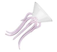 BESPORTBLE Creative High Borosilicate Glass Octopus Cocktail Glass for Parties and Bars Unique Pink Octopus Mug for Cocktails and Cold Drinks Stylish Stemware for Weddings Home Nightclubs and