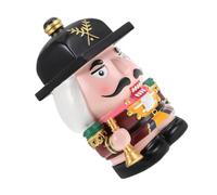 BESPORTBLE Creative Nutcracker Coin Saving Pot Capacity Resin Piggy Bank for Fun Home Decor and Party Decorations Convenient Savings Withdrawals Artistic Design