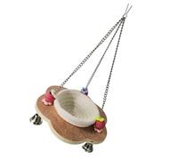 BESPORTBLE Creative Parrot Hanging Bird Hammock Nest Warm Sleeping Bed Cage for Winter Use with Safe Woven Material Suitable for Parakeets Cockatiels and Budgies Random Color