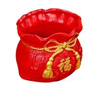 BESPORTBLE Creative Red Ceramic Flowerpot for Succulent Plants Indoor Gardening Planter for Home Office Balcony Decor Multi Scene Use Stylish Container for Flower Display